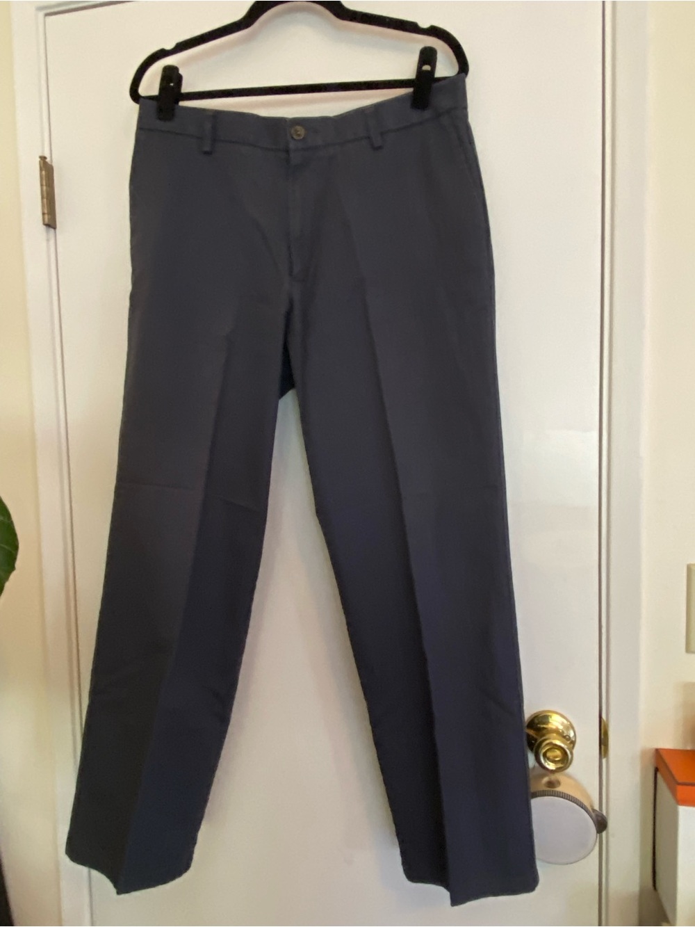Dockers Men's Grey Pinstripe Dress Pants